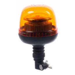 Girofar de avertizare LED 24W 12-24V galben montaj pe stâlp flexibil diametru 128x215mm Kramp