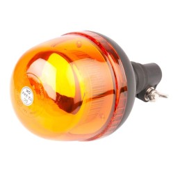 Girofar de avertizare LED 24W 12-24V galben montaj pe stâlp flexibil diametru 128x215mm Kramp
