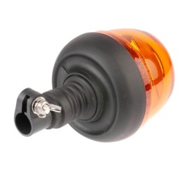 Girofar de avertizare LED 24W 12-24V galben montaj pe stâlp flexibil diametru 128x215mm Kramp