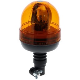 Girofar Bec Halogen, 55W, 12V, chihlimbar, montare stâlp flexibil, Ø 127mm x240mm