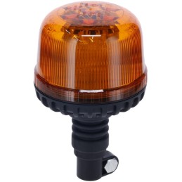 Girofar LED, 20W, 12-24V, chihlimbar, montare pe stâlp flexibil, Ø 126mm x201mm