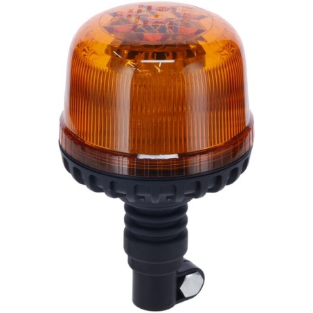 Girofar LED, 20W, 12-24V, chihlimbar, montare pe stâlp flexibil, Ø 126mm x201mm