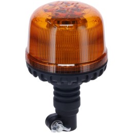 Girofar LED, 20W, 12-24V, chihlimbar, montare pe stâlp flexibil, Ø 126mm x201mm