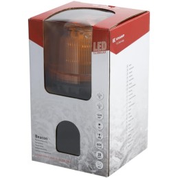 Girofar LED, 20W, 12-24V, chihlimbar, montare pe stâlp flexibil, Ø 126mm x201mm