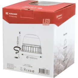 Girofar LED magnetic cu mufă EMC