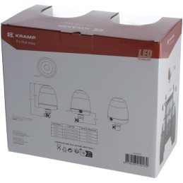 Girofar LED, 20W, 12-24V,chihlimbar, flexibil, Ø 126mm x201mm