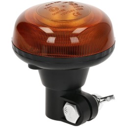 Girofar LED, profil redus, 15W, 12-24V, chihlimbar, Ø 86mm x97mm
