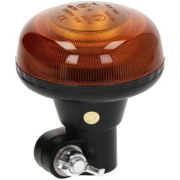 Girofar LED, profil redus, 15W, 12-24V, chihlimbar, Ø 86mm x97mm