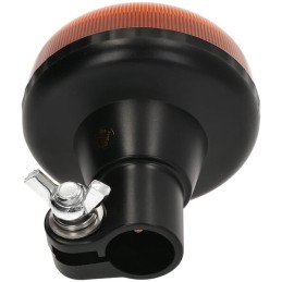 Girofar LED, profil redus, 15W, 12-24V, chihlimbar, Ø 86mm x97mm