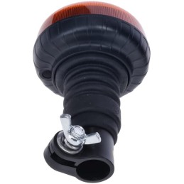 Girofar LED, profil redus, 19W, 12-24V, chihlimbar, montare pe stâlp flexibil, Ø 86mm x138mm