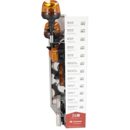 Stand prezentare LED potrivit pentru girofaruri universale
