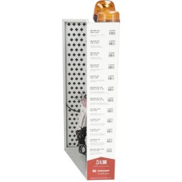Stand prezentare LED potrivit pentru girofaruri universale