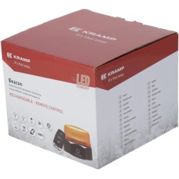 LED de semnalizare, reîncărcabil, telecomandă, 19 W, chihlimbar, magnetic, diametru  114 x 104 mm