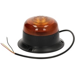 Girofar LED, profil redus, 15W, 12-24V, chihlimbar, cu șurub, Ø 86mm x67mm