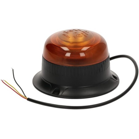 Girofar LED, profil redus, 15W, 12-24V, chihlimbar, cu șurub, Ø 86mm x67mm