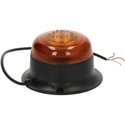 Girofar LED, profil redus, 15W, 12-24V, chihlimbar, cu șurub, Ø 86mm x67mm