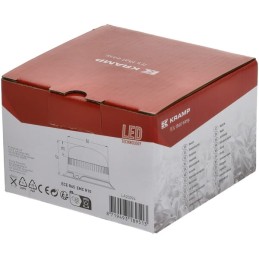Girofar LED, profil redus, 15W, 12-24V, chihlimbar, cu șurub, Ø 86mm x67mm