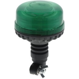 Far LED, profil redus, 17W, 12-24V, verde, montare pe stâlp flexibil, Ø 115mm x179mm