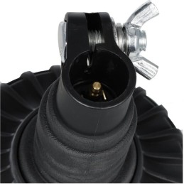 Far LED, profil redus, 17W, 12-24V, verde, montare pe stâlp flexibil, Ø 115mm x179mm