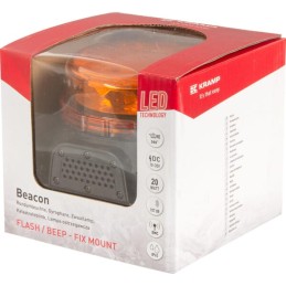Girofar LED cu șurub și sunet de avertizare (97dB)