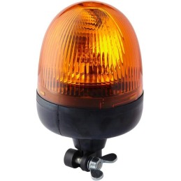 Girofar rotativ halogen rotund 12V galben montare pe stâlp diametru 135mm x217mm Rota Compact Hella