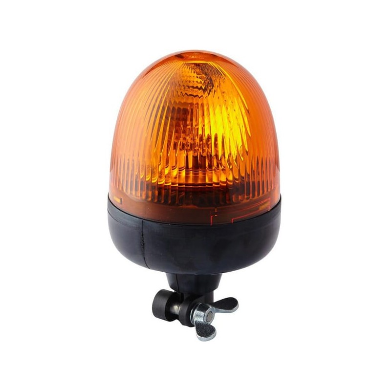 Girofar rotativ halogen rotund 12V galben montare pe stâlp diametru 135mm x217mm Rota Compact Hella