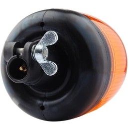 Girofar rotativ halogen rotund 12V galben montare pe stâlp diametru 135mm x217mm Rota Compact Hella