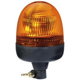 Girofar rotativ halogen rotund 12V galben montare pe stâlp diametru 135mm x217mm Rota Compact Hella