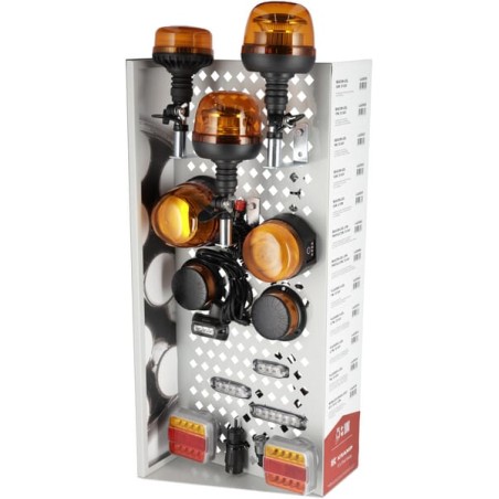 Stand prezentare LED pentru girofar universal 