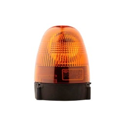 Girofar rotativ halogen rotund 24V galben montare cu șurub diametru 130mm x174mm Hella