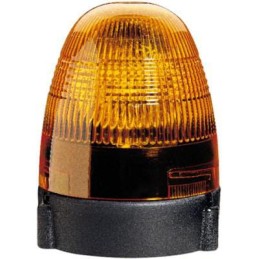 Girofar rotativ halogen rotund 24V galben montare cu șurub diametru 130mm x174mm Hella