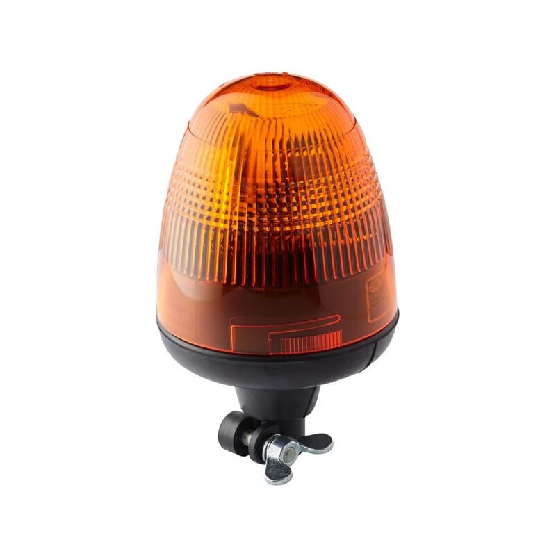 Girofar rotativ halogen rotund 12V galben montare pe stâlp diametru 135mm x222mm Rotaflex Hella