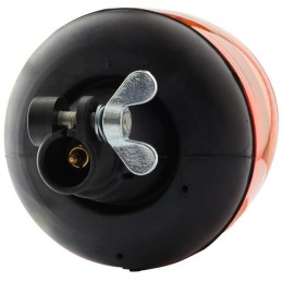 Girofar rotativ halogen rotund 12V galben montare pe stâlp diametru 135mm x222mm Rotaflex Hella