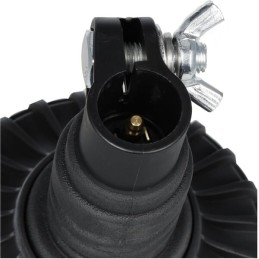Baliză LED, profil redus, 15W, 12-24V, verde, montare pe stâlp flexibil, Ø 86mm x138mm