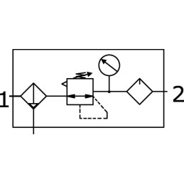 Unitate de condiționare 1/4" 0,5-12bar