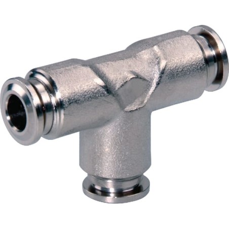 Conector T, clic, 8mm