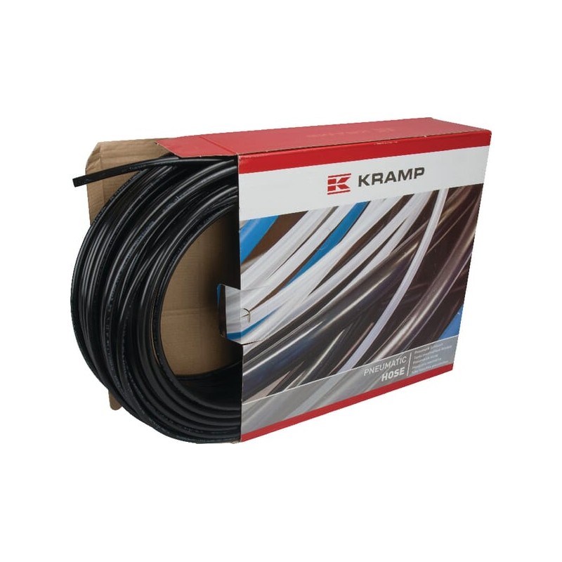 Furtun PE 10x8 50m negru