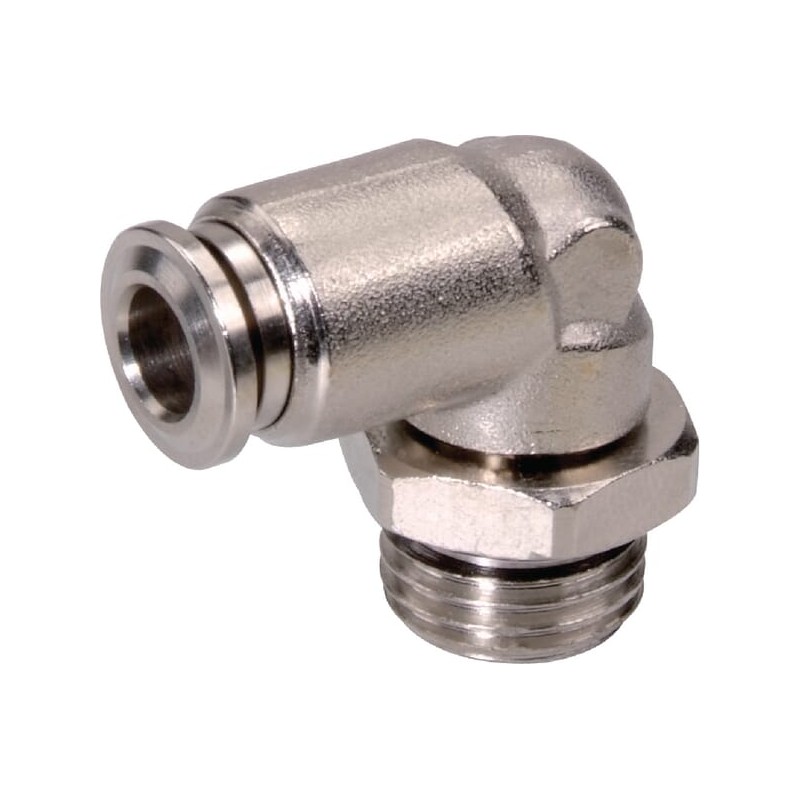 Racord cotit cu mufă 6x1/4"