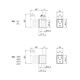 Bobină solenoid 110V-50/60Hz
