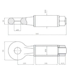 Ochet remorcare rotativ 4t