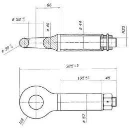 Ochet remorcare rotativ 10t
