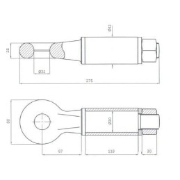 Ochet remorcare rotativ 2t