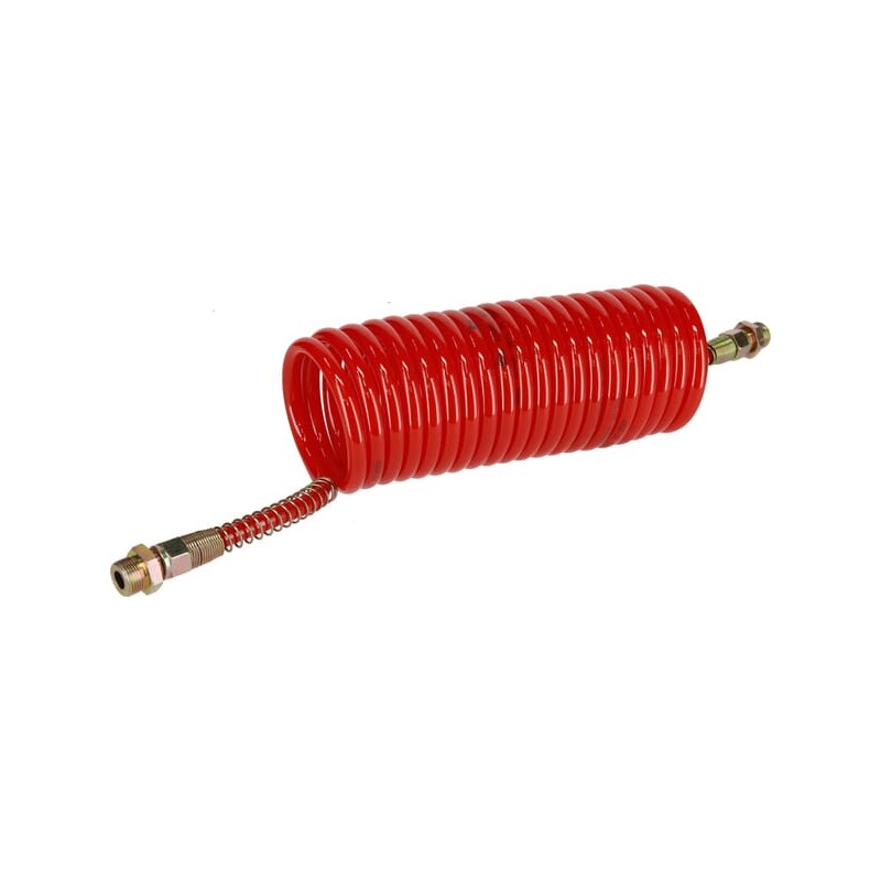 Furtun de aer spiralat M22x1,5 roșu