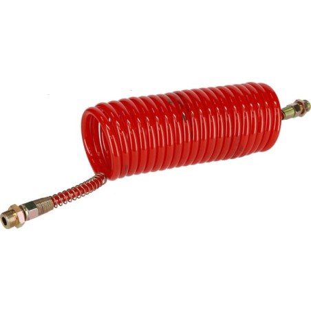 Furtun de aer spiralat M22x1,5 roșu