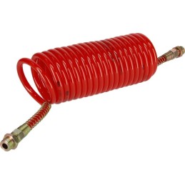 Furtun de aer spiralat M22x1,5 roșu