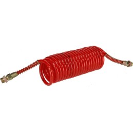 Furtun de aer spiralat M22x1,5 roșu