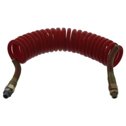 Furtun de aer spiralat M16x1,5 roșu