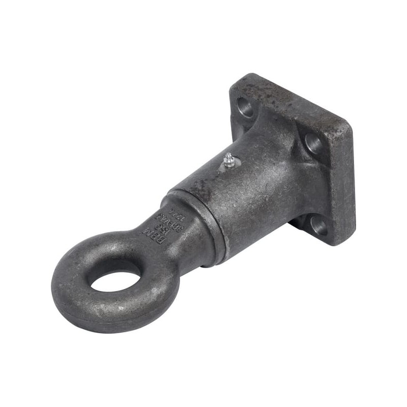 Cuplaj de remorcare pentru placă, 38T, 4,5T, FI 50.8, 100 X 110