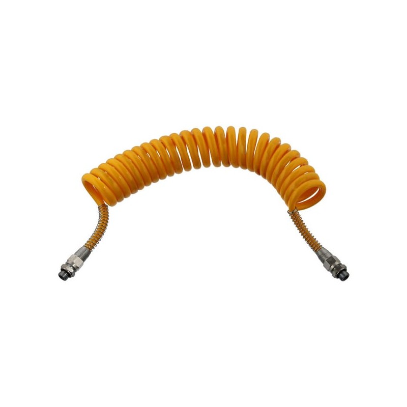 Furtun de aer spiralat M16x1,5 galben