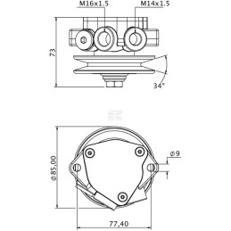 Pompa alimentare Deutz-Fahr, Fendt, Same (FULIE FI 85) 02113753, 02112672, 02113753, 04207013, 04503572, 04801613